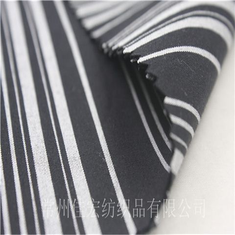 色织弹力布,全棉80/2弹力布定制