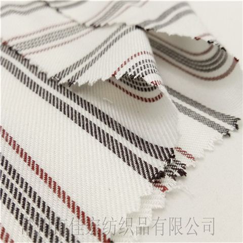 色织人棉条子布,人造棉条纹布厂家