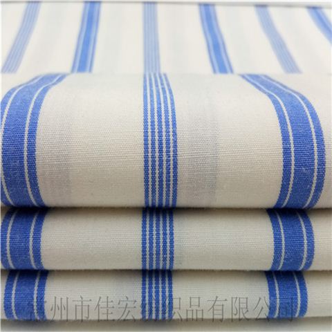 40TR色织条子布,色织衬衫条子面料定制