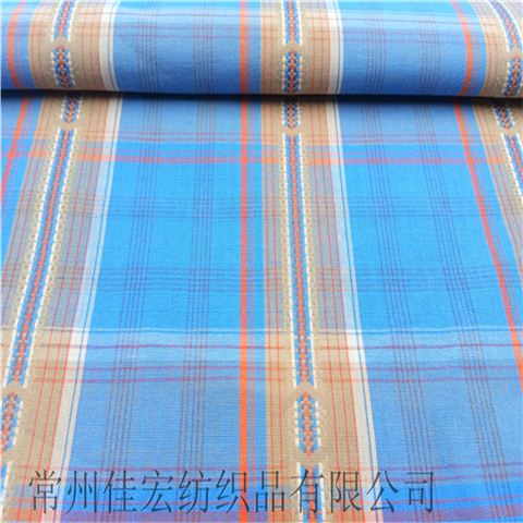 色织提花格子布面料生产定制