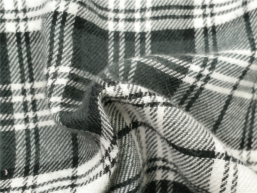 人棉色织布,斜纹法兰绒