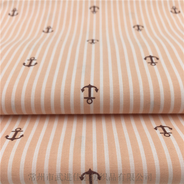 一线品牌ZARA采购高档印花条子布，选定佳宏纺织